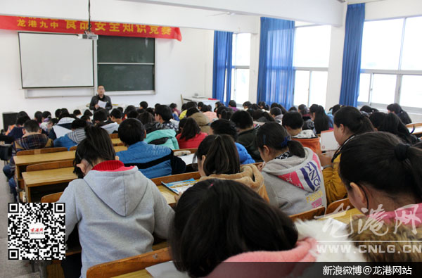 湖前开展食品安全知识知晓率测试 提高学生安全教育