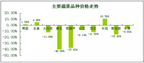 山东：兰陵蔬菜价格指数明显回落 _