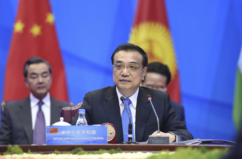 李克强提出打造上合组织六大合作平台