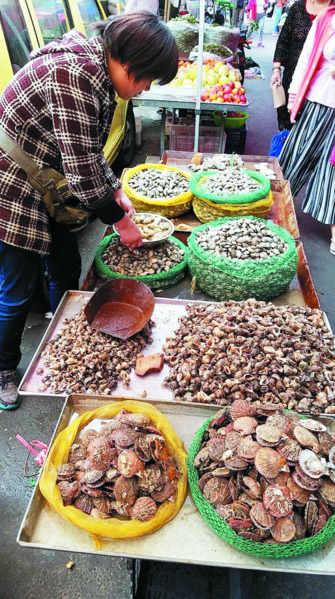 山东青岛:小海鲜大量上市 价格亲民 鱼类价格涨两成 _