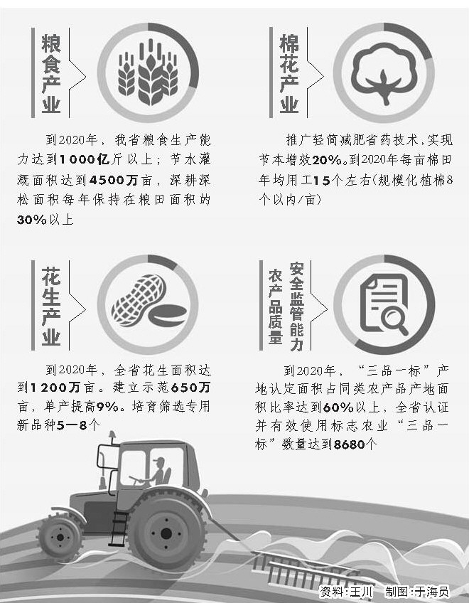 山东勾画粮食、棉花、油料(花生)产业转型路线图-